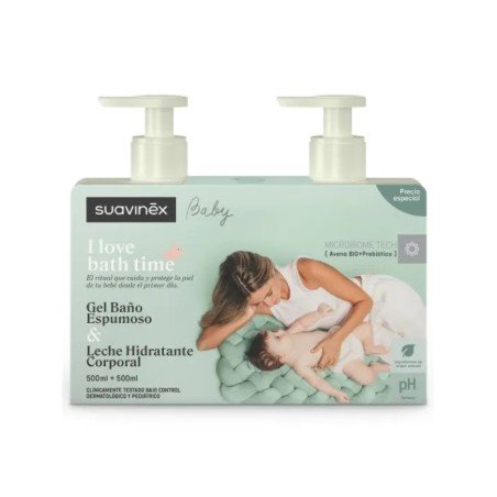 Suavinex Pack Gel Baño Espumoso y Leche Hidratante