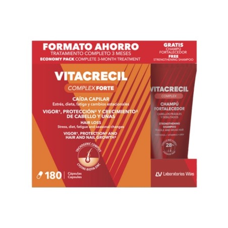 Vitacrecil Complex Forte 180 cápsulas