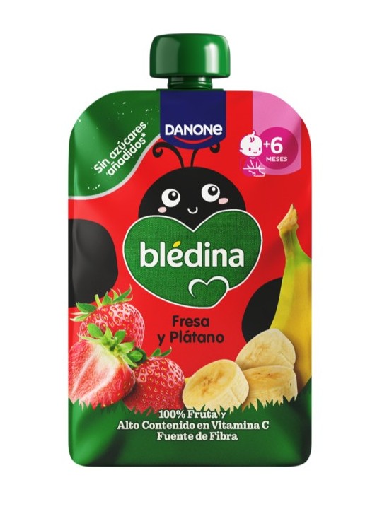Bledina Bolsita de Fresa y Plátano
