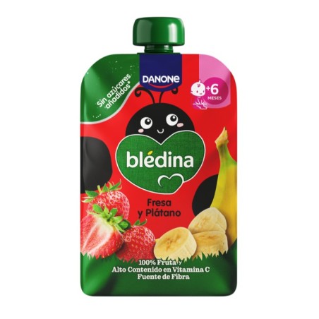 Bledina Bolsita de Fresa y Plátano