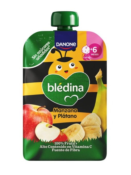 Bledina Bolsita de Manzana y Plátano