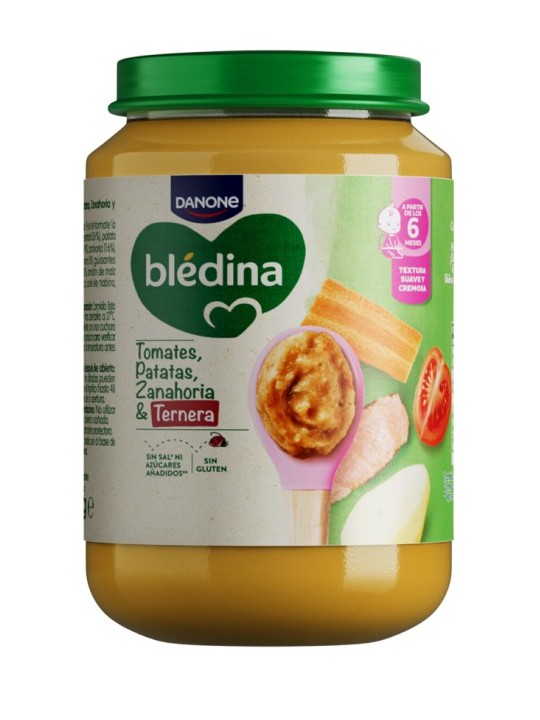 Bledina Tarrito de Tomates, Patatas, Zanahoria y Ternera