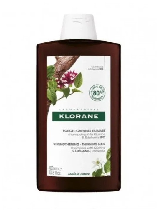 Klorane Champú a la Quinina y Edelweiss 400 ml