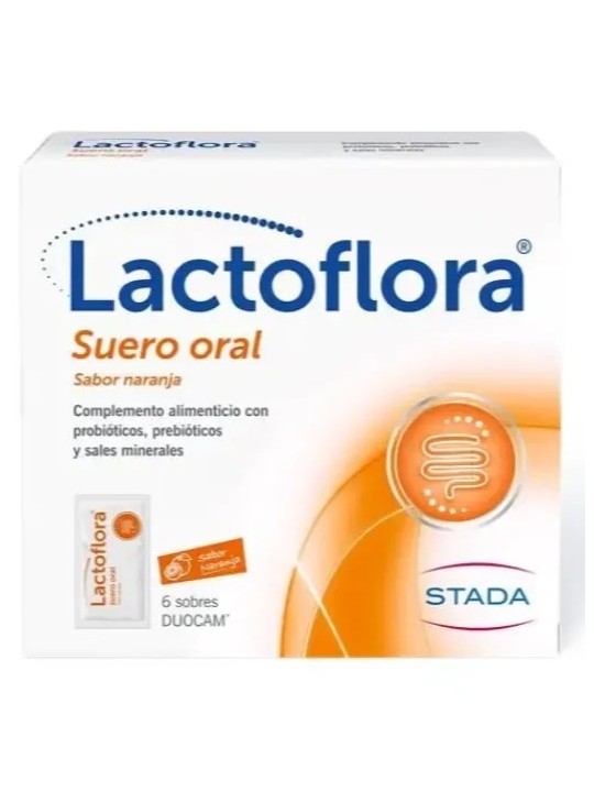 Lactoflora Suero Oral Sabor Naranja
