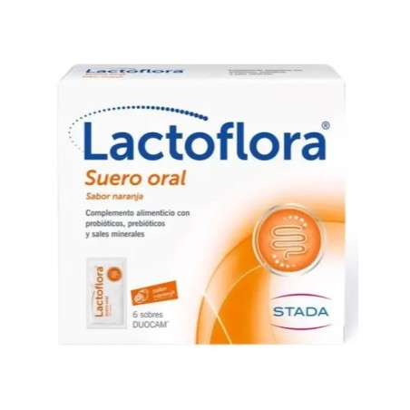 Lactoflora Suero Oral Sabor Naranja