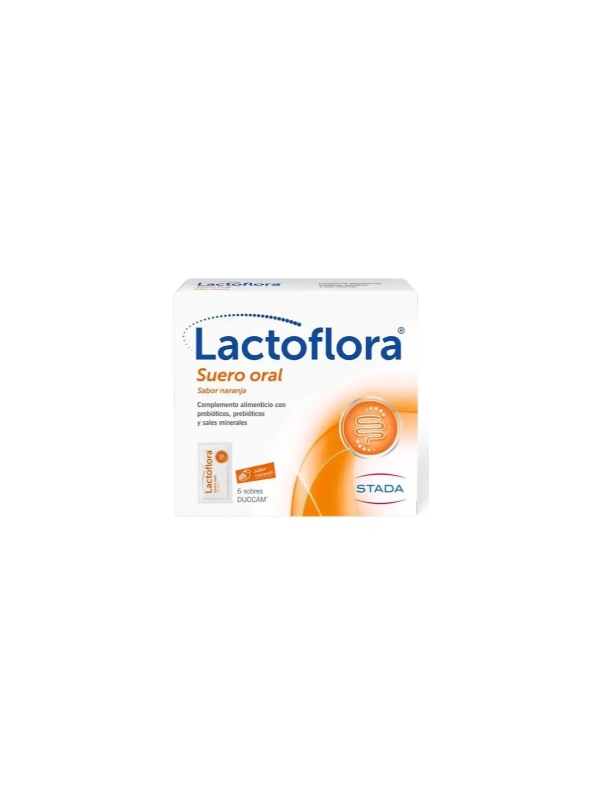Lactoflora Suero Oral Sabor Naranja