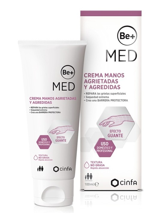Be+ MED Crema de Manos Agrietadas y Agredidas 100 ml