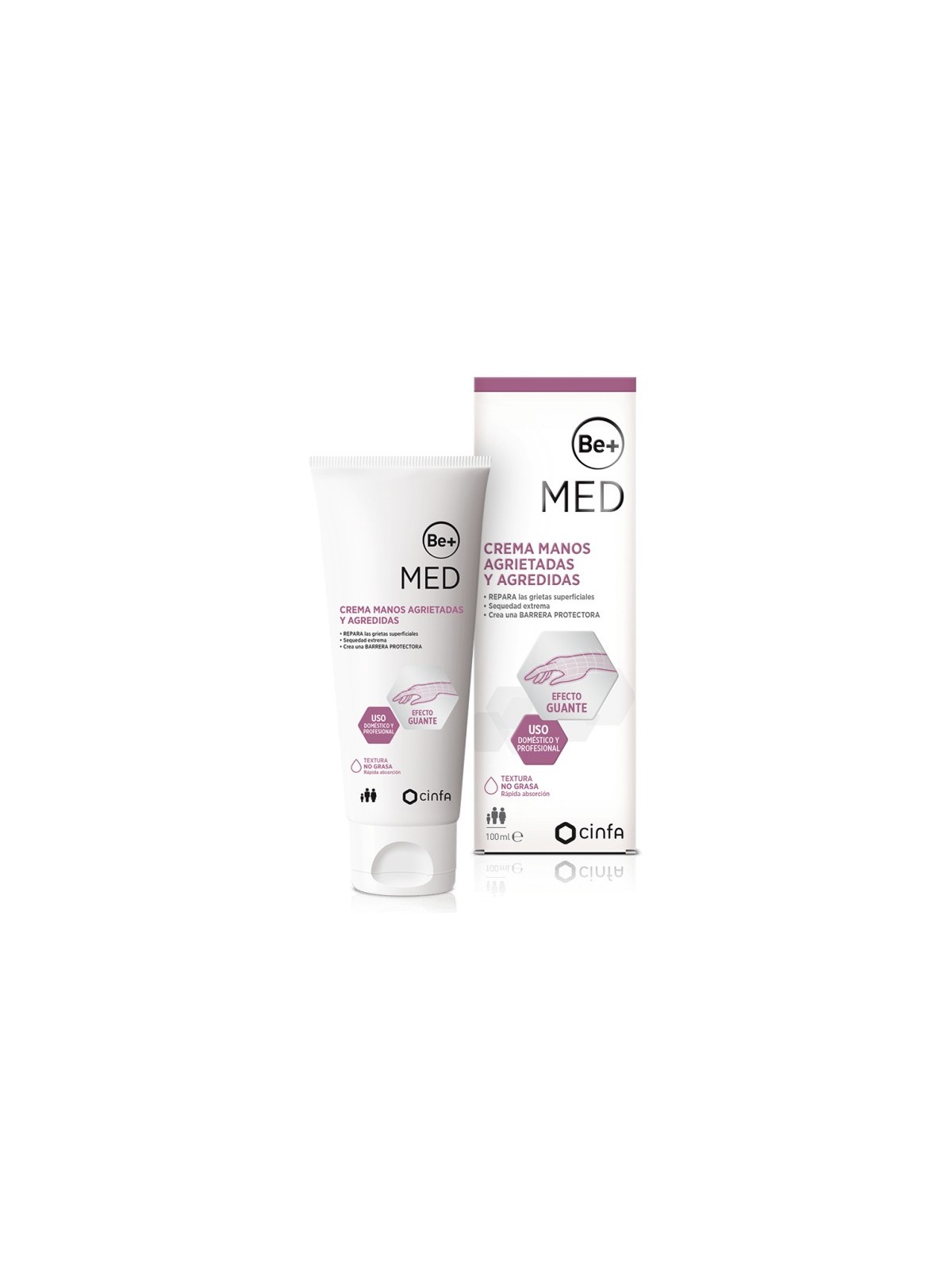 Be+ MED Crema de Manos Agrietadas y Agredidas 100 ml