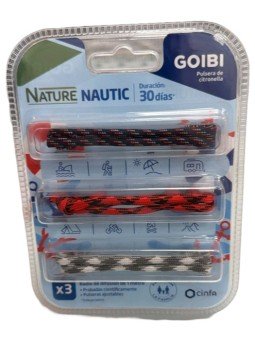 Goibi Nature Nautic Pulseras de Citronella