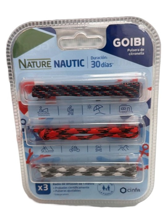 Goibi Nature Nautic Pulseras de Citronella