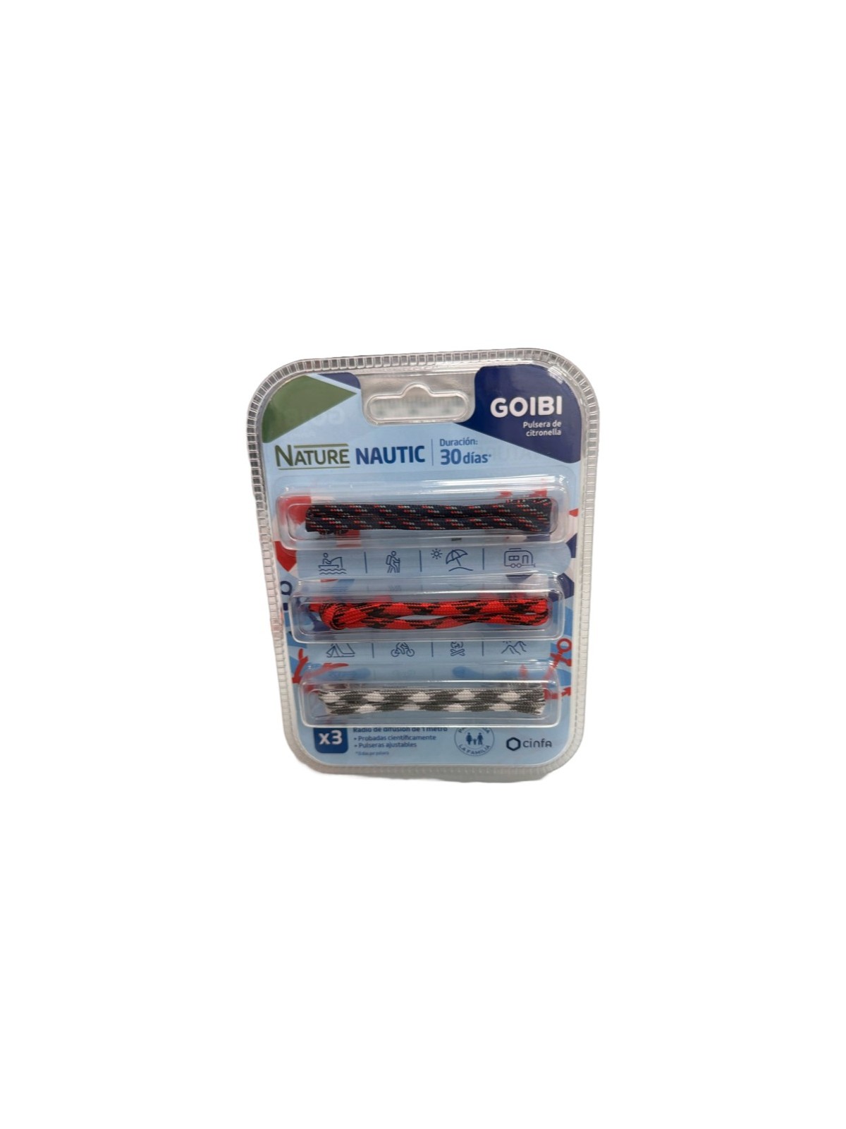 Goibi Nature Nautic Pulseras de Citronella