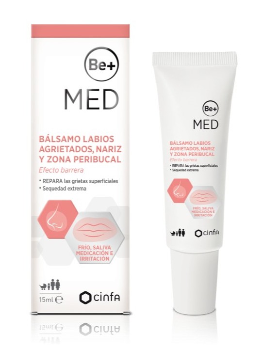 Be+ MED Bálsamo Labios Agrietados, Nariz y Zona Preibucal