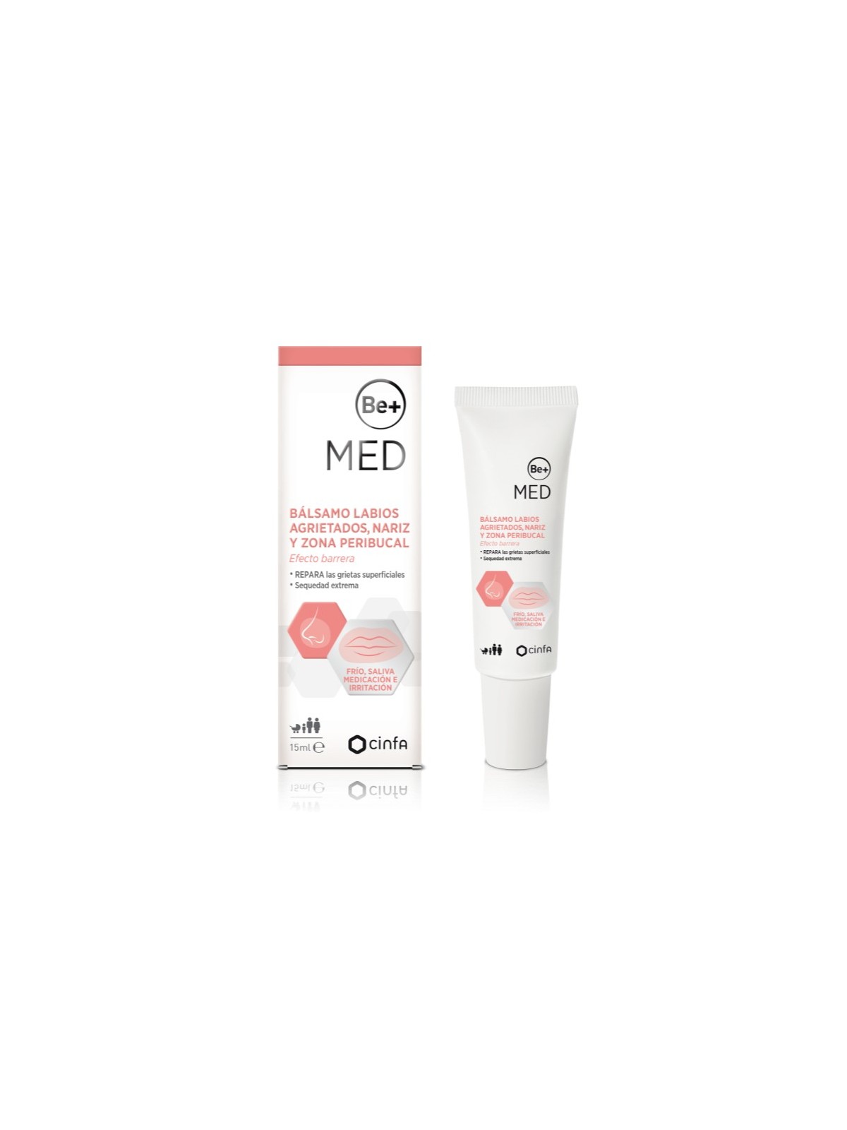 Be+ MED Bálsamo Labios Agrietados, Nariz y Zona Preibucal