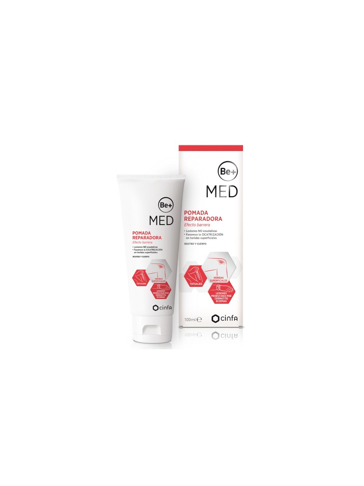 Be+ MED Pomada Reparadora Efecto Barrera 100 ml