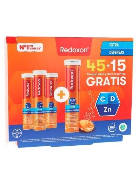 Redoxon Extra Defensas Pack 45+15 comprimidos
