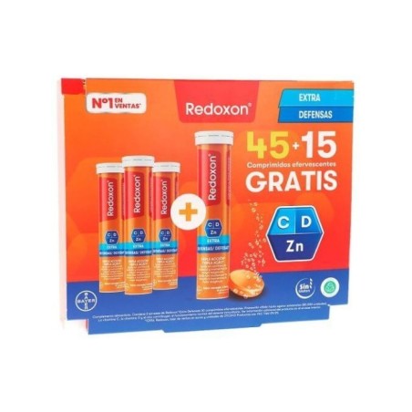 Redoxon Extra Defensas Pack 45+15 comprimidos