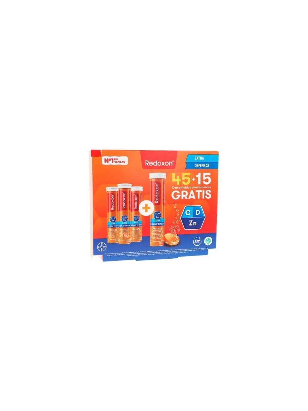 Redoxon Extra Defensas Pack 45+15 comprimidos