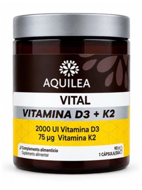 Aquilea Vital Vitamina D3 + K2 90 cápsulas