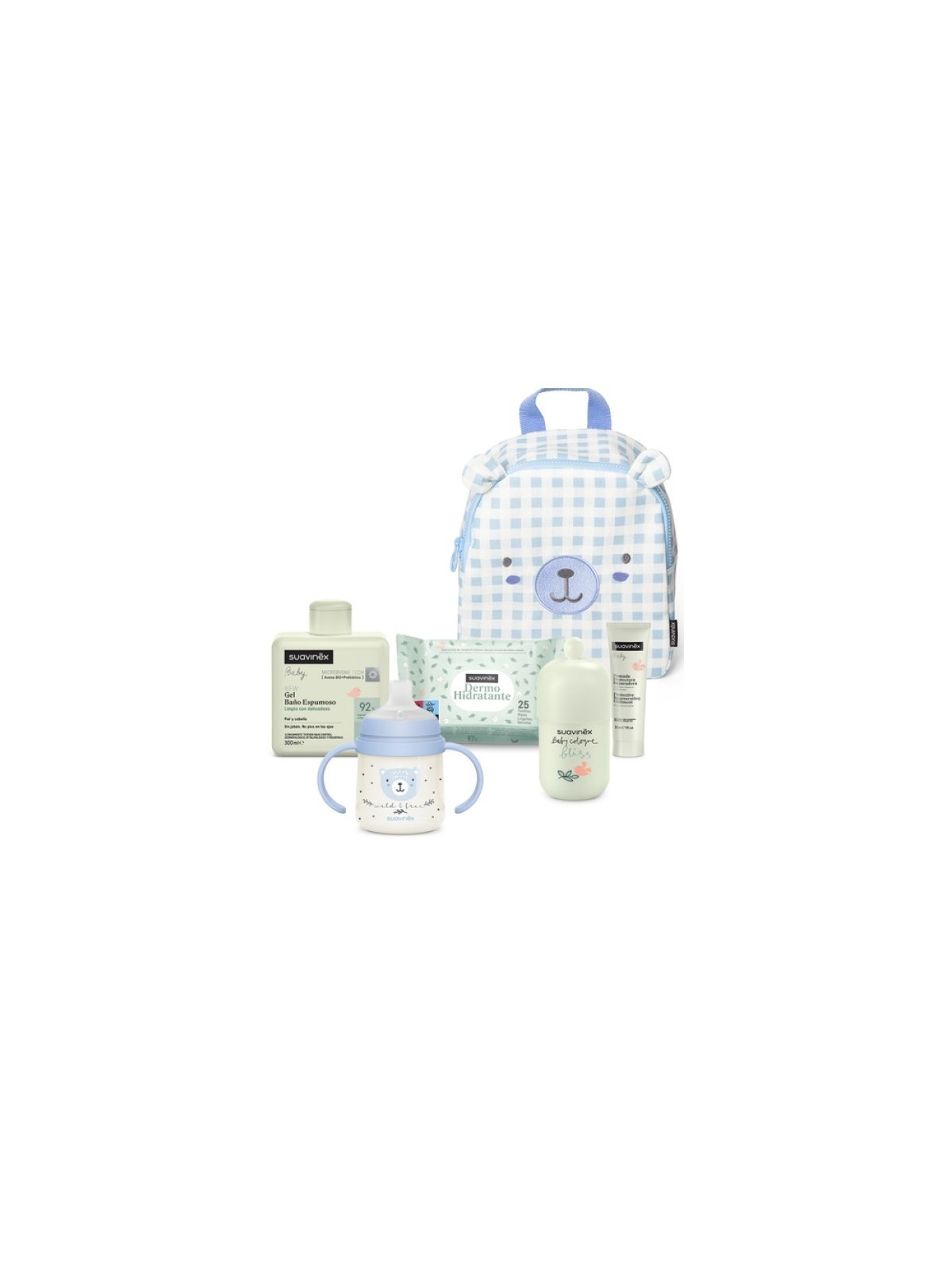 Mochila Infantil Osito Azul