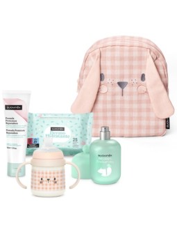 Mochila Infantil Conejo Rosa Contenido