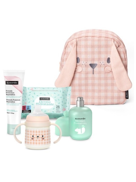 Mochila Infantil Conejo Rosa Contenido