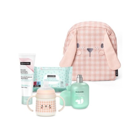 Mochila Infantil Conejo Rosa Contenido