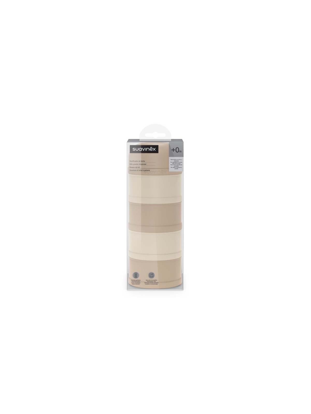 Dosificador de Leche en Polvo Beige