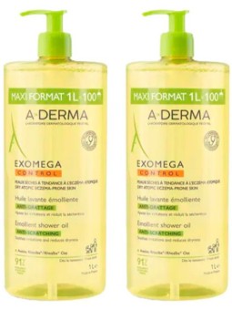 Exomega Control Aceite de Ducha Emoliente 1000 ml Duplo