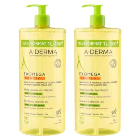 Exomega Control Aceite de Ducha Emoliente 1000 ml Duplo