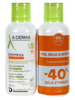 Exomega Control Crema Emoliente Antirrascado 400 ml Duplo