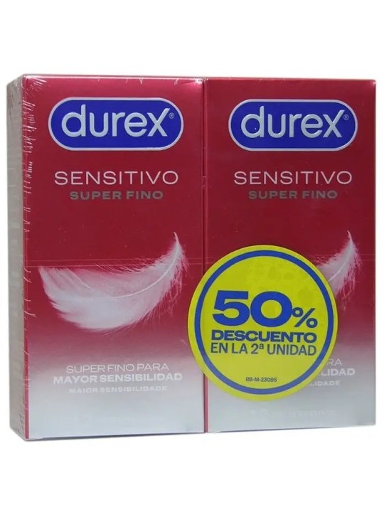 Durex Sensitivo Super Fino 12 preservativos Duplo