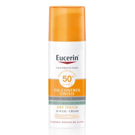 Eucerin Sun Oil Control Color Tono Medio Spf50+