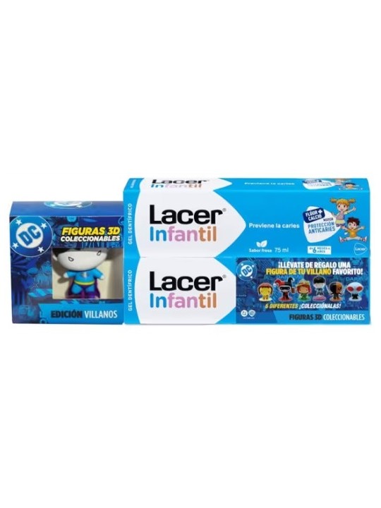 Lacer Infantil Gel Dental 75 ml Duplo