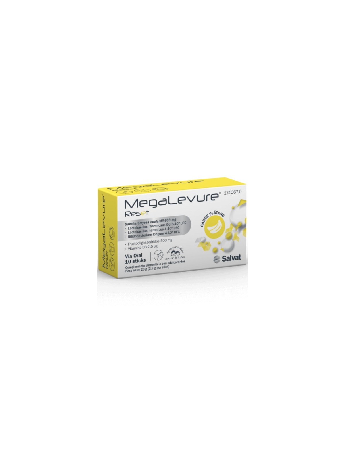 MegaLevure Reset Sabor Plátano