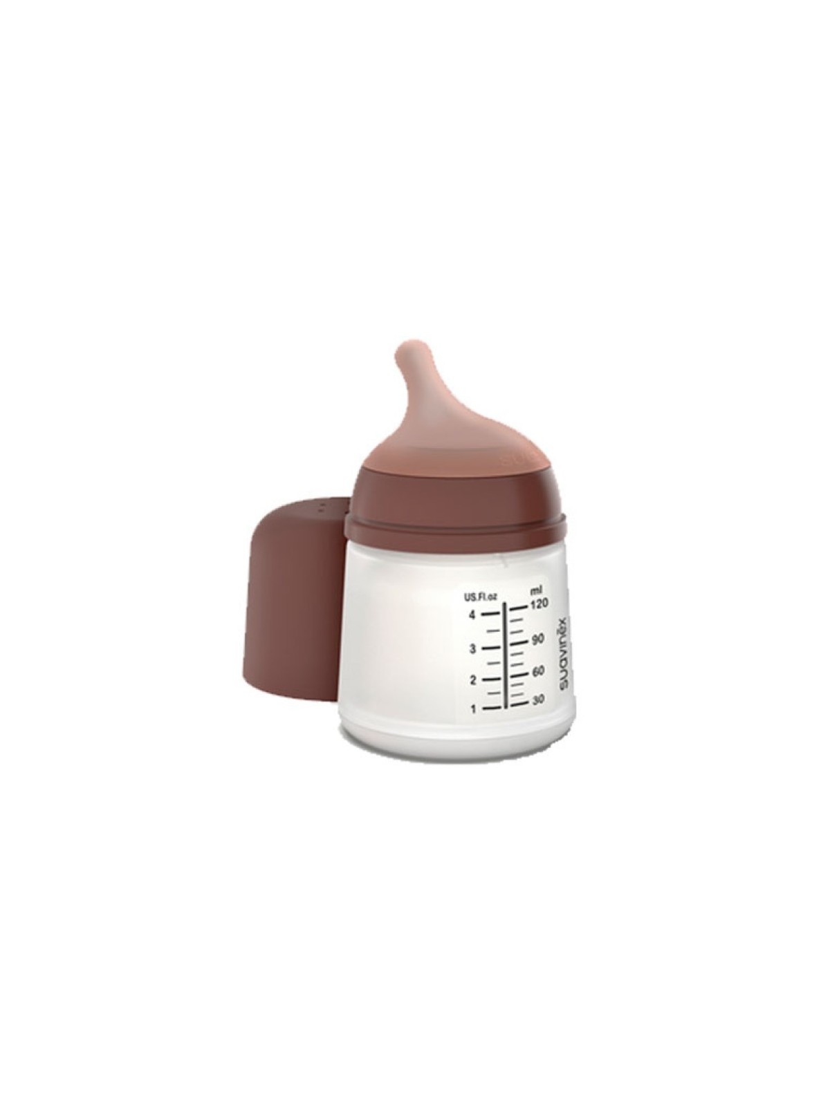 Biberón Zero·Zero Anticólico Silicona Flujo Adaptable Color Deep 120 ml