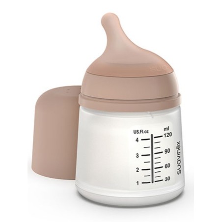 Biberón Zero·Zero Anticólico Silicona Flujo Adaptable Color Medium 120 ml