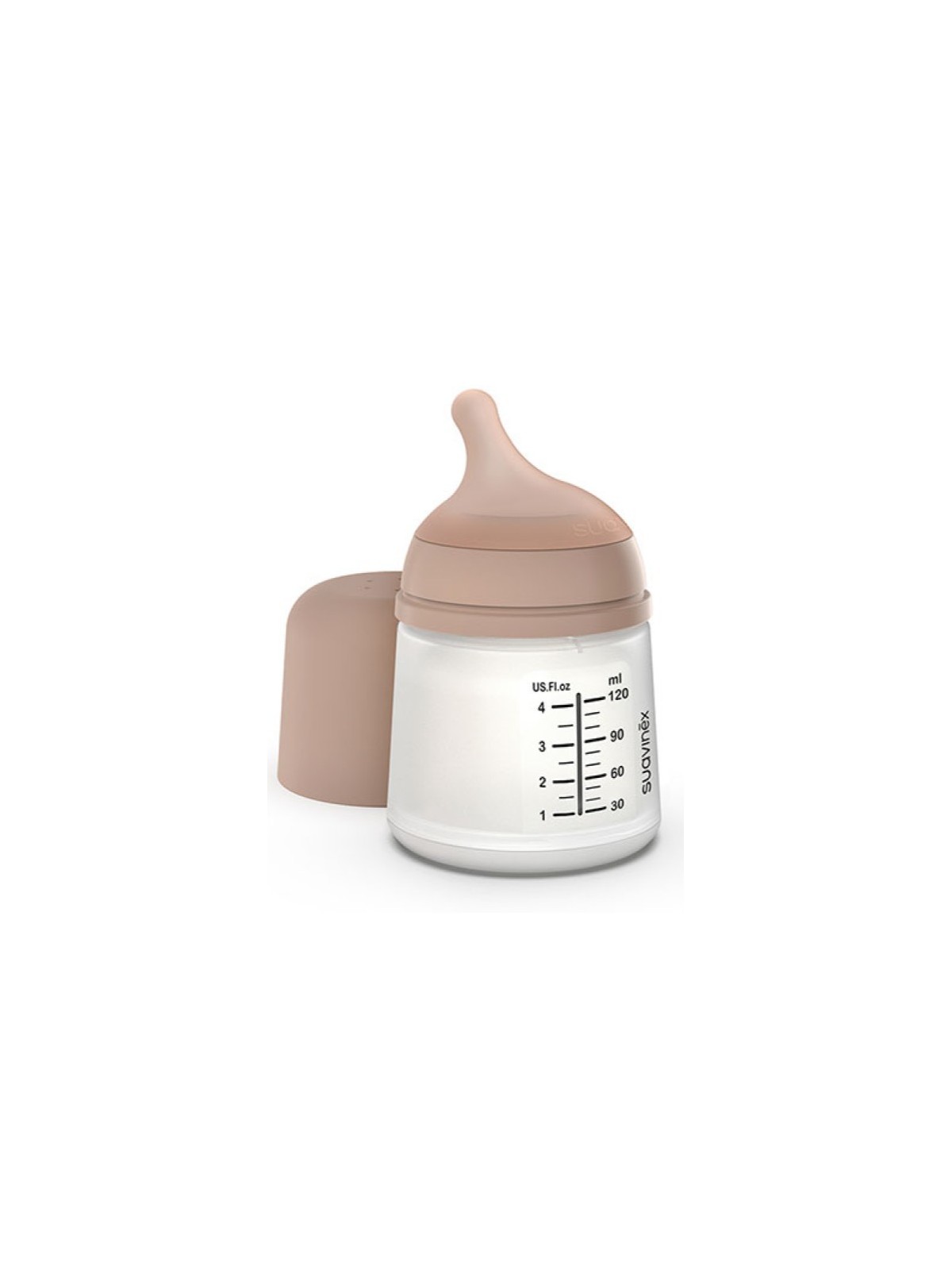 Biberón Zero·Zero Anticólico Silicona Flujo Adaptable Color Medium 120 ml