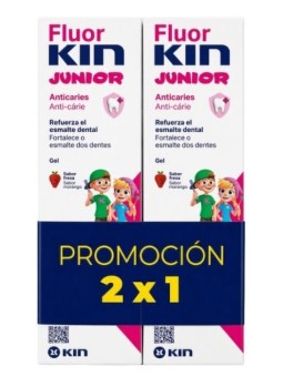FluorKin Junior Gel Dentífrico  75 ml Duplo