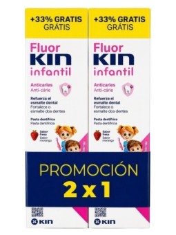 FluorKin Infantil Pasta Dentífrica 100 ml Duplo