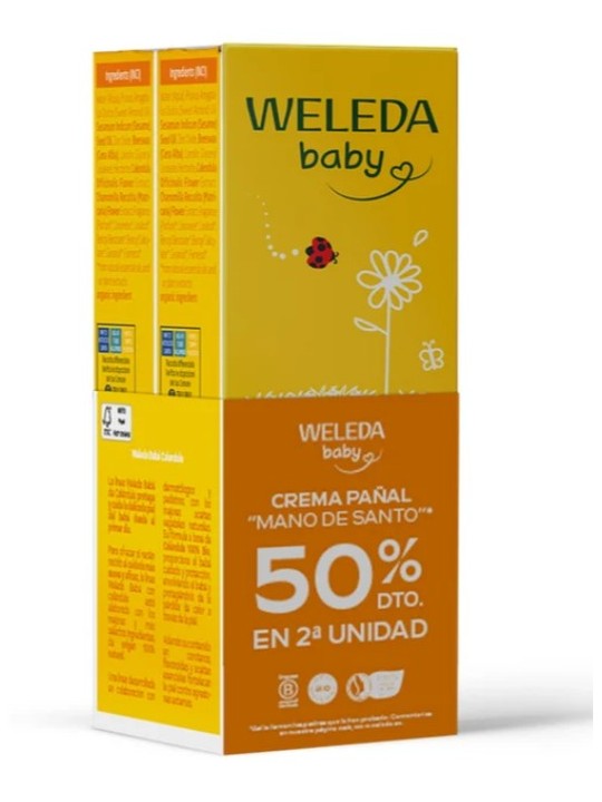 Weleda Baby Crema Pañal Caléndula Duplo