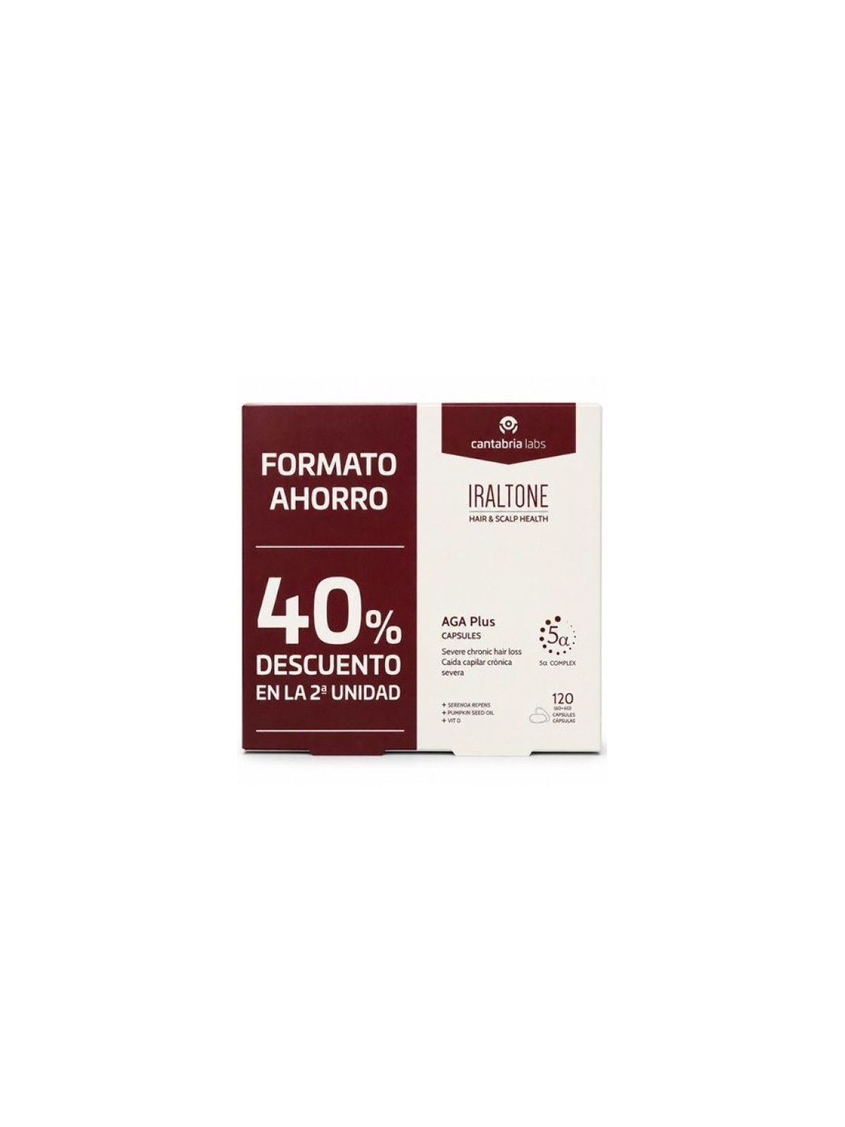 Iraltone Aga Plus 60 cápsulas Duplo