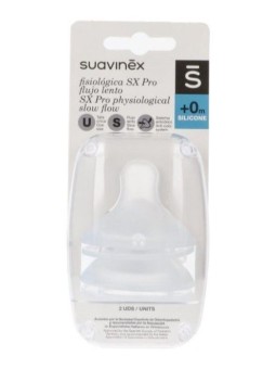 Tetina Fsiológica SX Pro Silicona Flujo Lento +0m