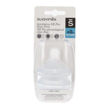 Tetina Fsiológica SX Pro Silicona Flujo Lento +0m