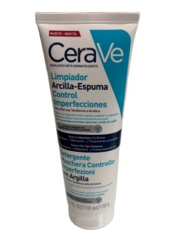 CeraVe Limpiador Arcilla Espuma Control Imperfecciones