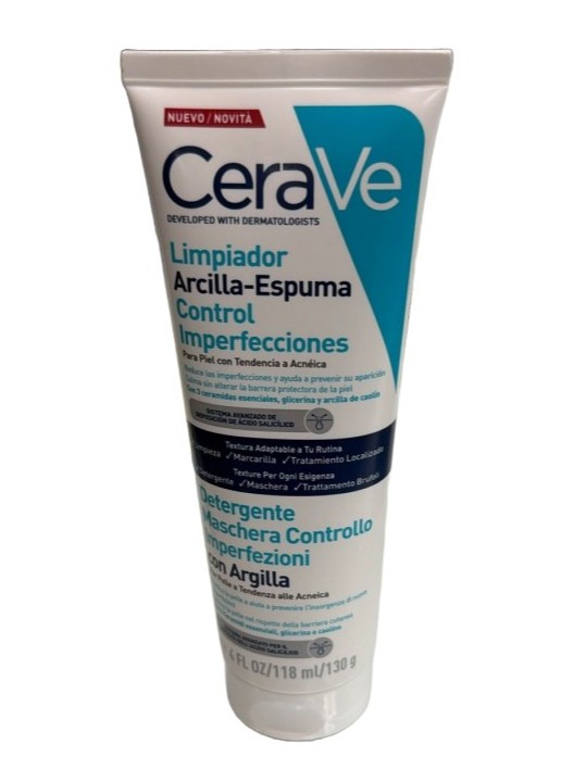 CeraVe Limpiador Arcilla Espuma Control Imperfecciones