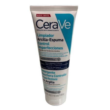 CeraVe Limpiador Arcilla Espuma Control Imperfecciones