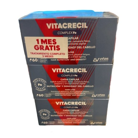Vitacrecil Complex Fe 180 cápsulas