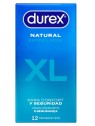 Durex Natural XL 12 preservativos