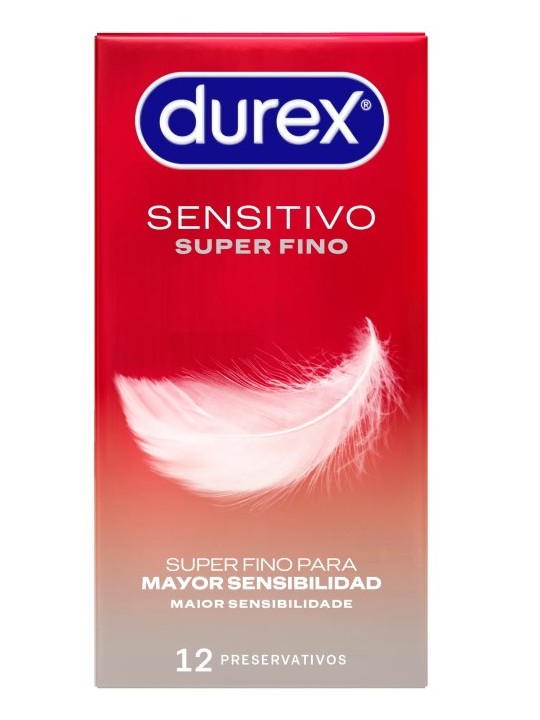 Durex Sensitivo Super Fino 12 preservativos