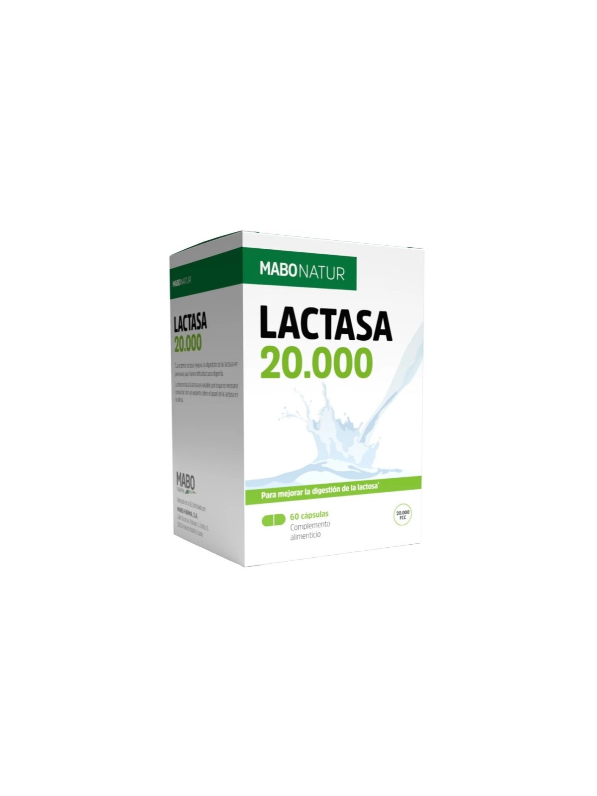 MaboNatur Lactasa 20.000 60 cápsulas